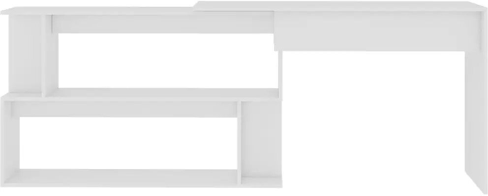 Latitude Run Anastazja Desk White 193.04cm H X 200cm W X 50cm D