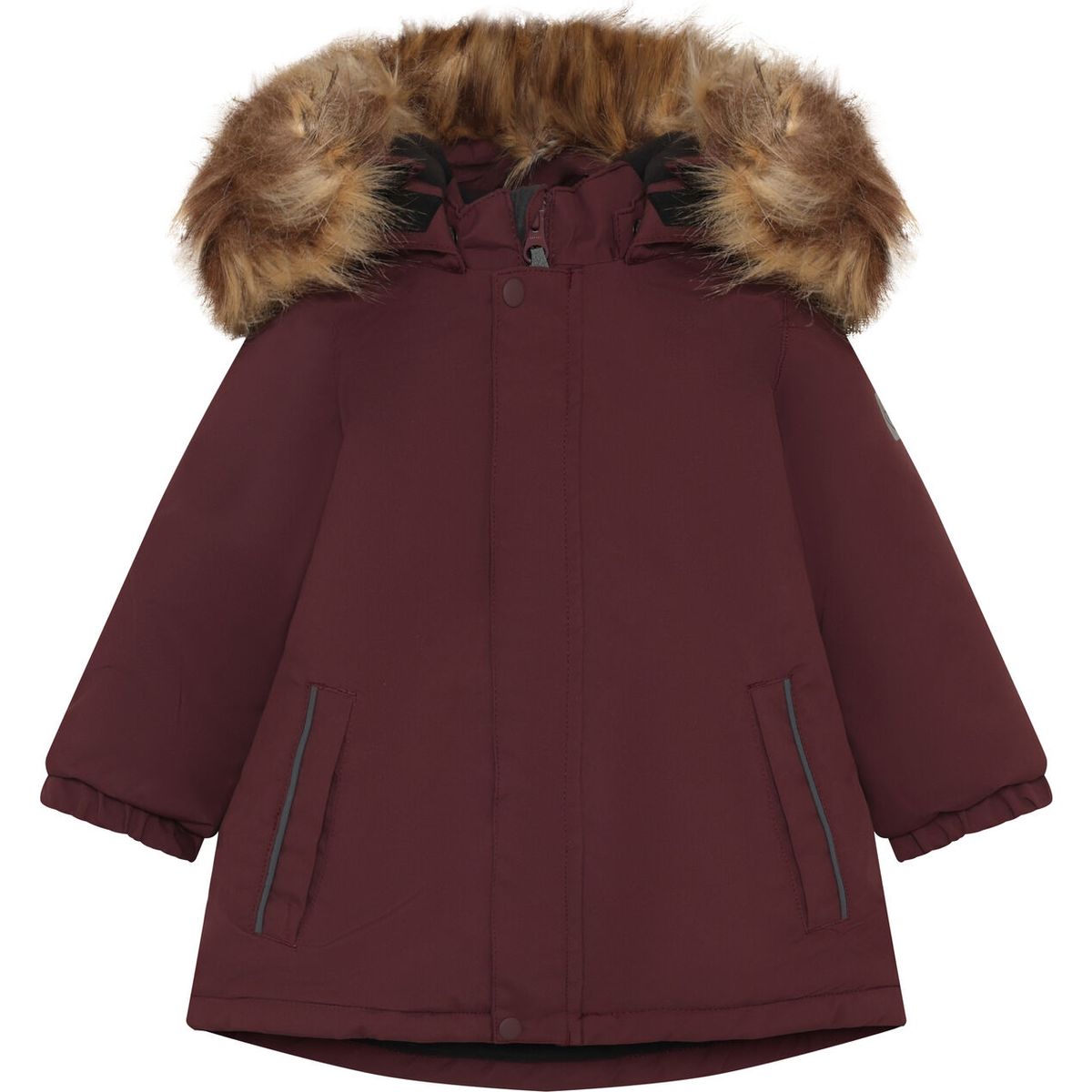 Color Kids Baby Parka W. Fake Fur 742716 catawba grape (4953) 104 742716-4953-104