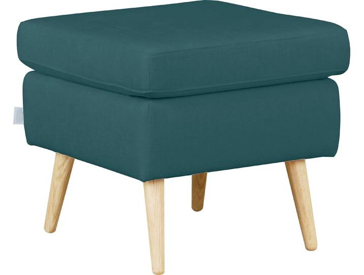 OTTO home Hocker Salla, Bezug auch in Luxus-Microfaser in Teddyfelloptik
