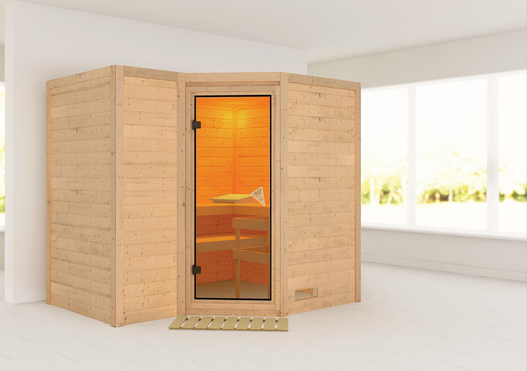 KARIBUHOLZT Sauna Sahib 2 Eck o. Zub. bronz.GGT 08288639