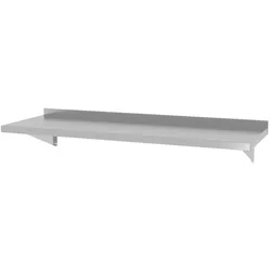Hendi Wandregal mit Konsolen aus Edelstahl 800x300x250mm