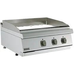 Mastro, Elektro-Grillplatte, Tischmodell, glatte verchromte Platte, 800x730x300 mm