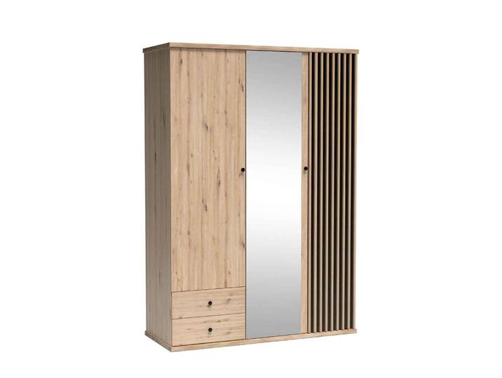 Drehtürenschrank mit zwei Türen und zwei Schubladen CAYA C-23, Artisan
