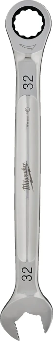 Milwaukee Maxbite Ratcheting Metric Combination Spanner - 32 mm (32 mm) (36149351)