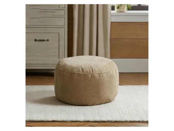 KUNYOS Sitzsackbezug aus weicher Baumwolle, Ecknest, Ottomane, Pouf, Sitzsack(45YD-Dark Khaki)