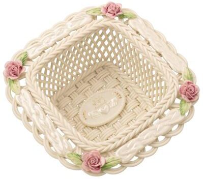 Belleek Claddagh Friendship Basket