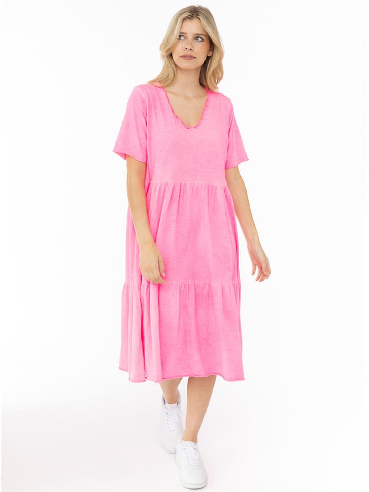 Zwillingsherz Kleid in Rosa - onesize