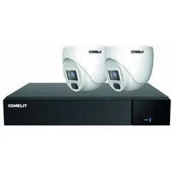 Comelit IPTKIT4N04PPAFR KIT IP 1xIPNVR004N06PA, 2xIPTCAMN04F01A +ACC