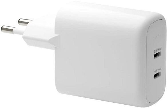 2 x USB-C 25W - dbramante1928 EU Vægoplader - Hvid