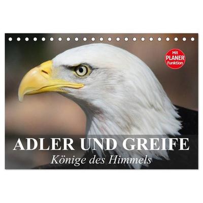 Adler und Greife. Könige des Himmels (Tischkalender 2027 DIN A5 quer), CALVENDO Monatskalender