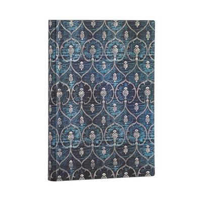 Softcover Notizbuch Samtblau, Midi, Liniert, Notizbuch von , Paperblanks, 978-1-4397-8096-1