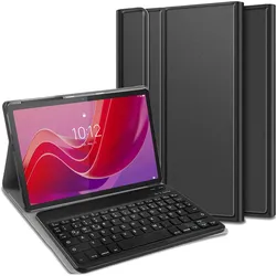 Cazy Tastatur Hülle Kompatibel mit Lenovo Tab M11 - Schutz Etui mit magnetisch Abnehmbarer Tastatur - (DE, Lenovo Tab M11), Tablet Tastatur, Schwarz