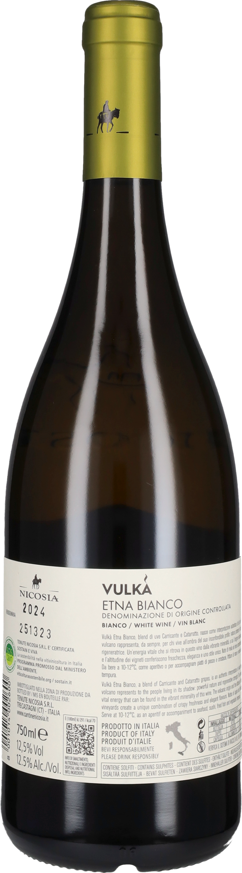 Etna Bianco 'Vulkà' Cantine Nicosia 2024