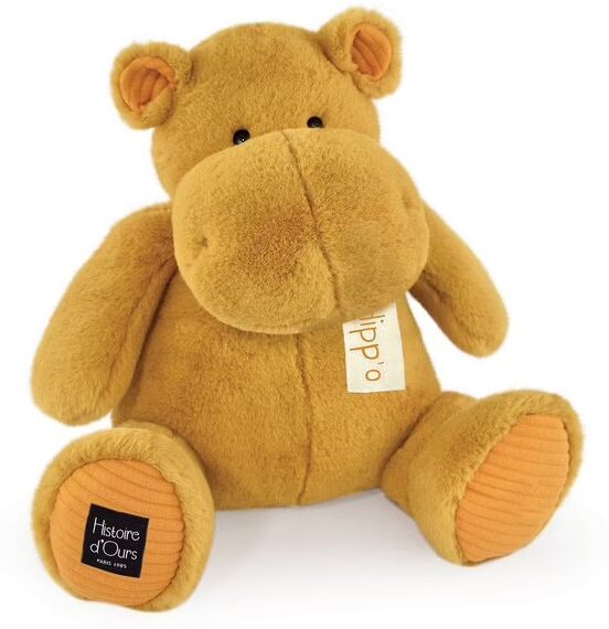 Peluche Hippopotame ocre 40 cm - Histoire d'Ours