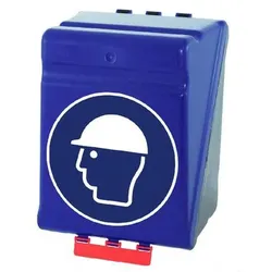 Maxibox zur Aufbewahrung von Kopfschutz, blau - blau