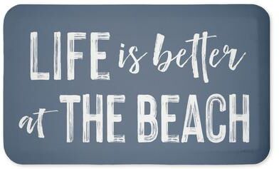"Stupell Sunshine Life is Better Summertime Printed Anti-Fatigue Floor Mat, 30""x18"""