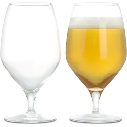 Premium Glass Bierkrüge 2 St.