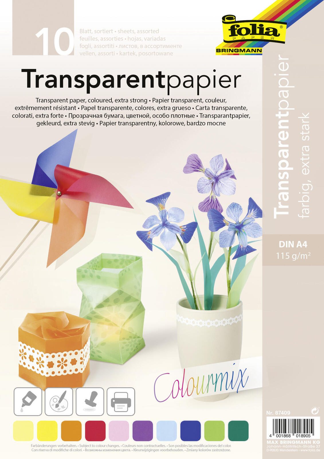 folia Transparentpapier DIN A4 87409