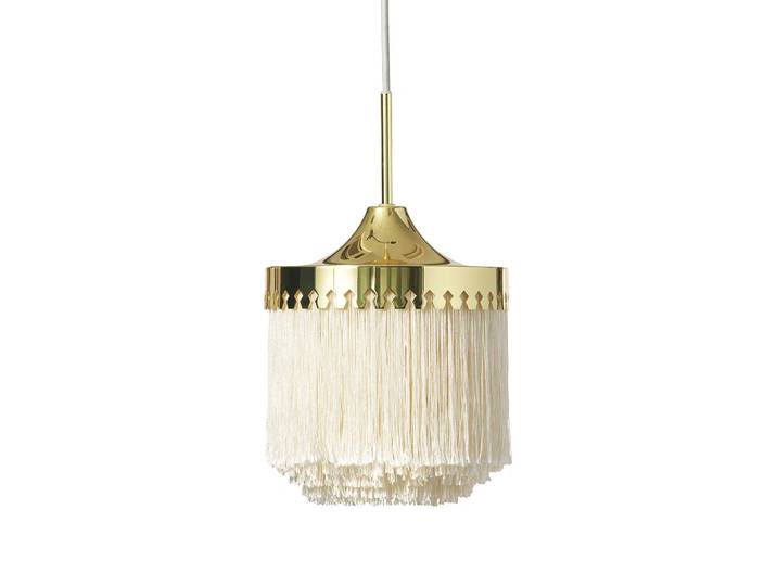 Warm Nordic Fringe Pendelleuchte Cream white, klein