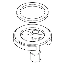Dornbracht Bef.-Satz EB-EB/BID TipTap 0430110387090 ERSATZTEILE 04301103870 D 52 x 1,5 mm