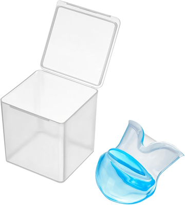 Retailers Go Anti Snoring Tongue Retainer Mouthpiece For Quiet Sleep & Nighttime Airway Support blue Naked