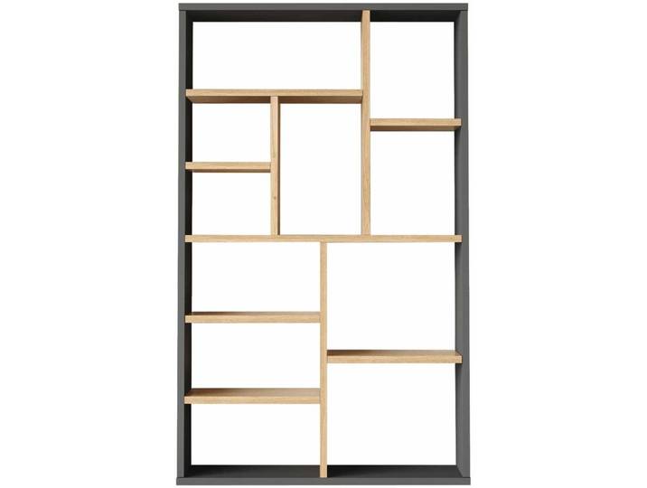 Bücherregal Georis Natur/Anthrazit Holzwerkstoff B 75 cm H 123.6 cm - Bücherregal