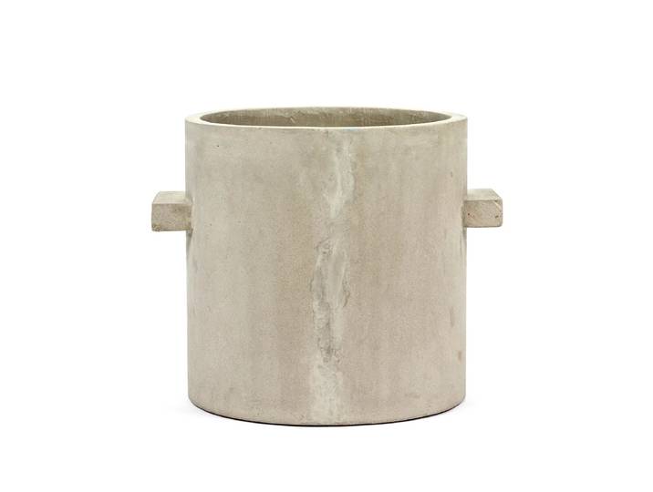 Serax - Concrete Übertopf, Ø 27 x H 27 cm, grau