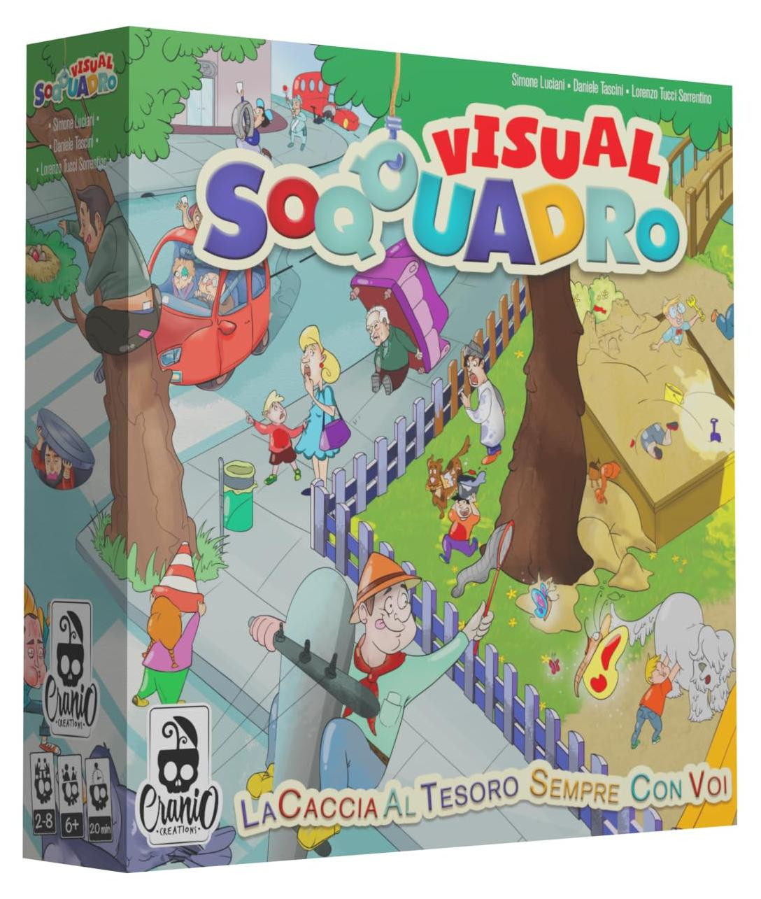 Asmodee Soqquadro Visual bordspel voor 6 spelers