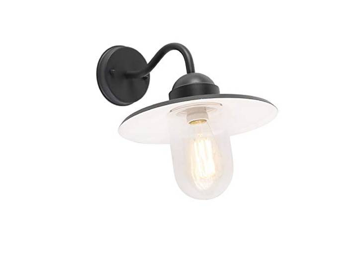 Qazqa kansas - Applique murale - 1 lumière - L 294 mm - Gris foncé - Classique/Antique\, Rustique - éclairage extérieur - Garage/cellier