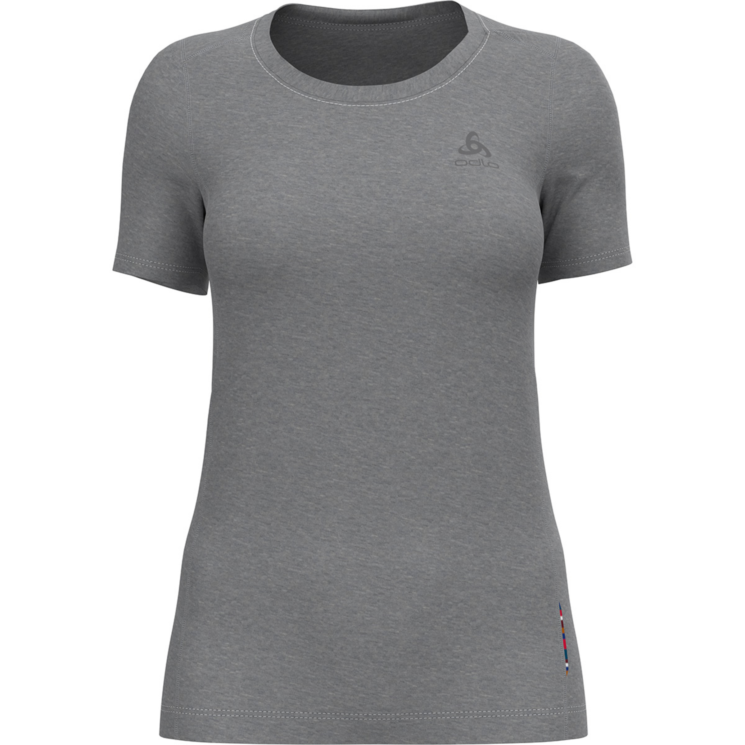 Odlo Crew Neck Natural Damen Kurzarm Unterhemden grau Größe XS Kühlend Merinowolle