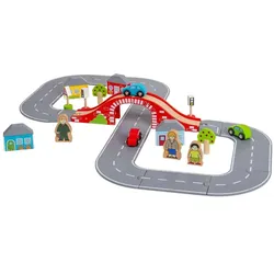Bigjigs Rail Hölzerne Strassenfigur Acht / ab 3 Jahren