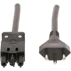2x Max Hauri GST18I3-T12 (5 m), Stromkabel, Schwarz