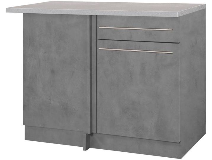 wiho Küchen Eckunterschrank Chicago 110 cm breit, für eine optimale Raumnutzung