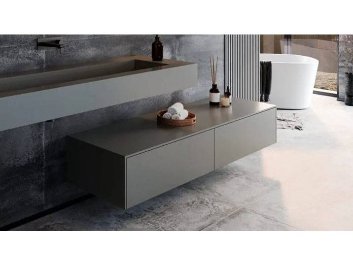Henneke Sideboard Corian® Sideboard CuttingEdge, Fugenlos aus Mineralwerkstoff