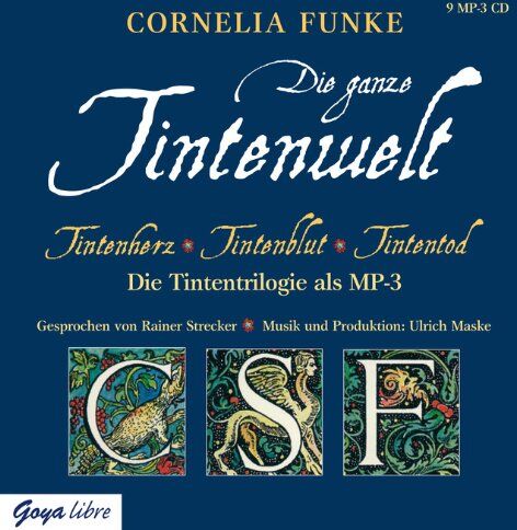 Cornelia Funke - Tintenwelt - mp3-Ausgabe: Tintenherz, Tintenblut, Tintentod - Preis vom 12.10.2026 11:37:12 h