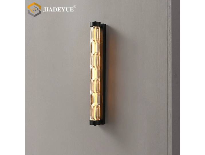 Applique murale moderne en verre pour escalier, sensation luxueuse et haut de gamme, applique murale pour tête de lit de chambre, applique murale de fond pour salon