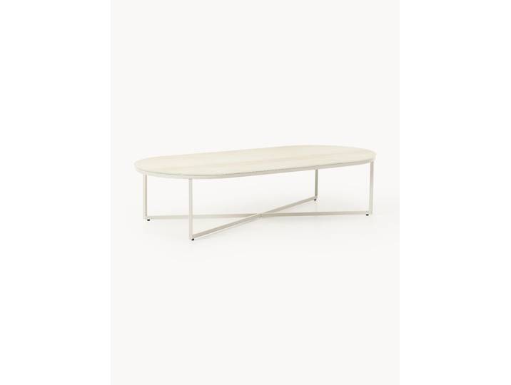 Table basse ovale look marbre Antigua