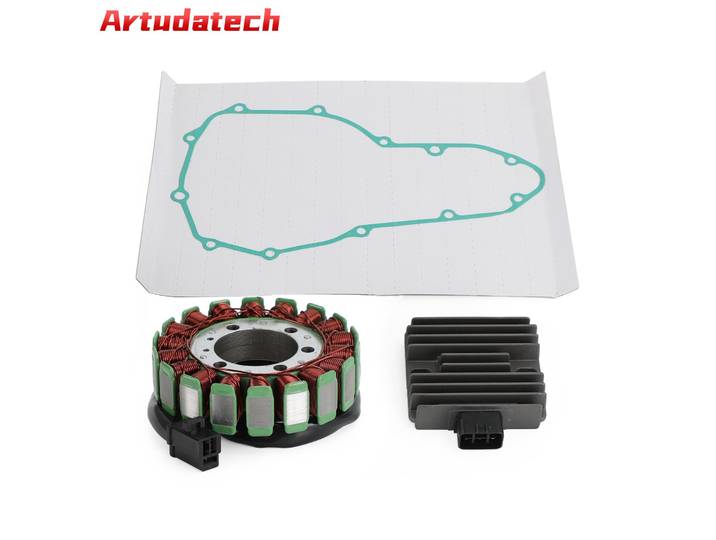 Artudatech-Stator magnéto + redresseur de tension + joint pour Kawasaki 06-11 Ninja/Versys 650/ER6N