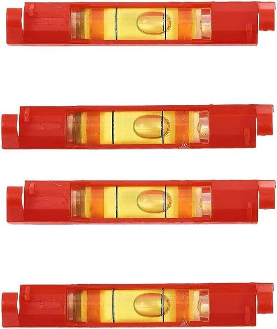 Allecto Plus Professionele Kabelwaterpas - Rood - Acryl