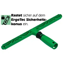 Unger EH450 Fensterwischer ErgoTec Trägerteil 45 cm mit Wasserkammern für mehr Wasser im Wischer