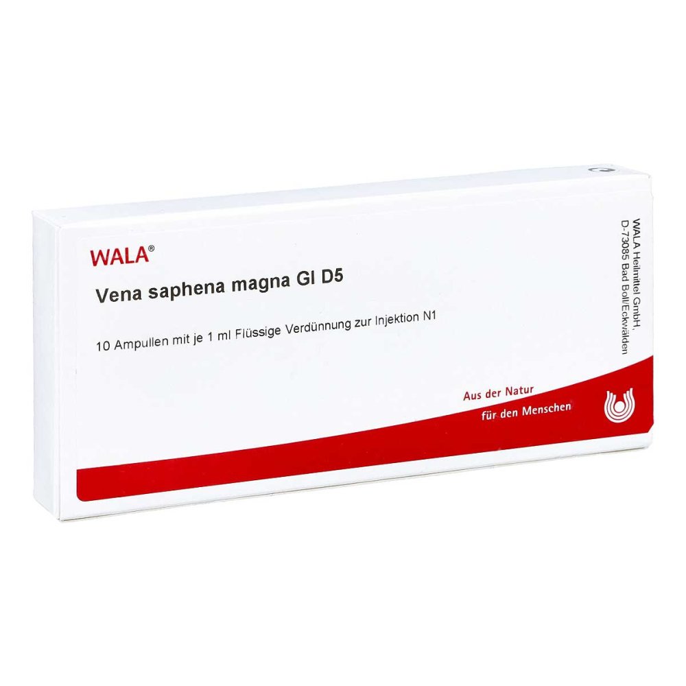 WALA Heilmittel GmbH Vena Saphena magna Gl D5 Ampullen 03792390