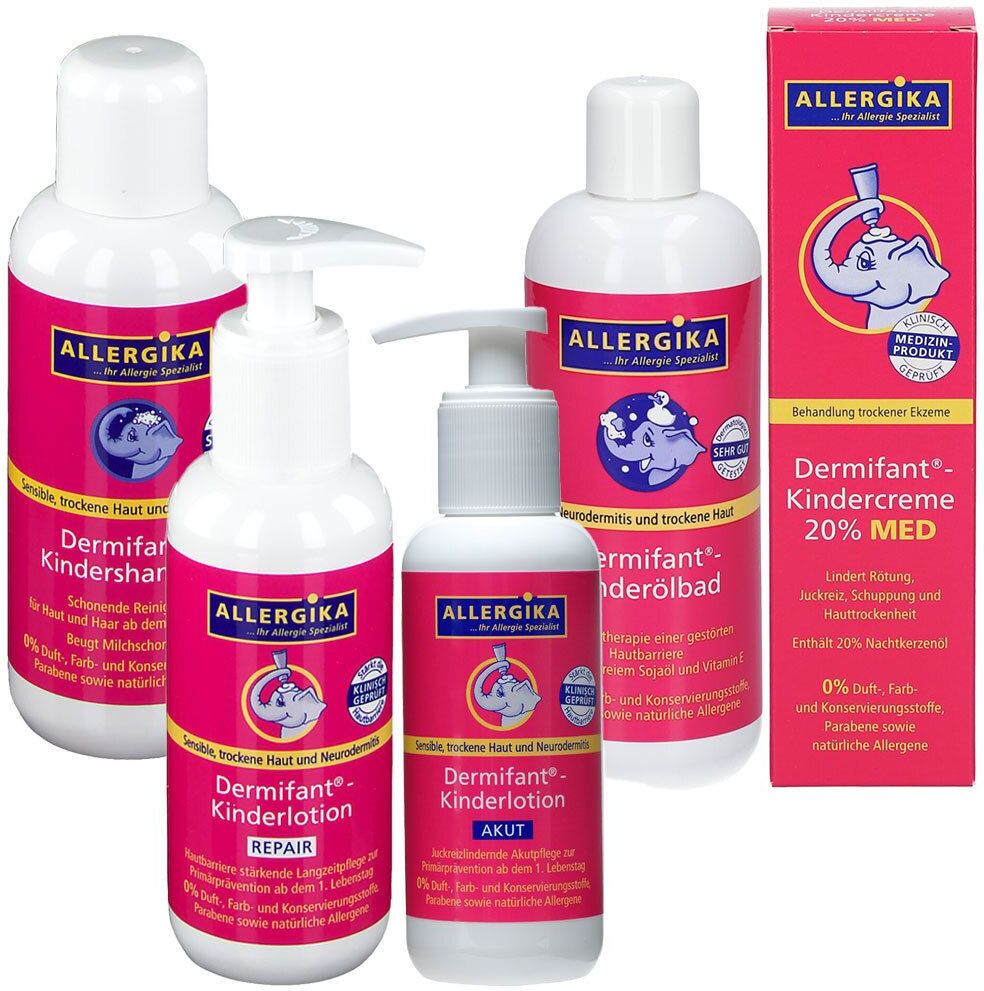 ALLERGIKA Dermifant Starterset 200+500+200+200+100 ml