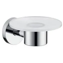 hansgrohe, Seifenspender + Seifenschale, HG Seifenschale LOGIS Wandmontage chrom