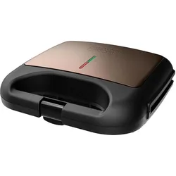 Black & Decker Black+Decker BXSA753E Sandwichtoaster, Kontaktgrill, Schwarz, Grau, Kupfer