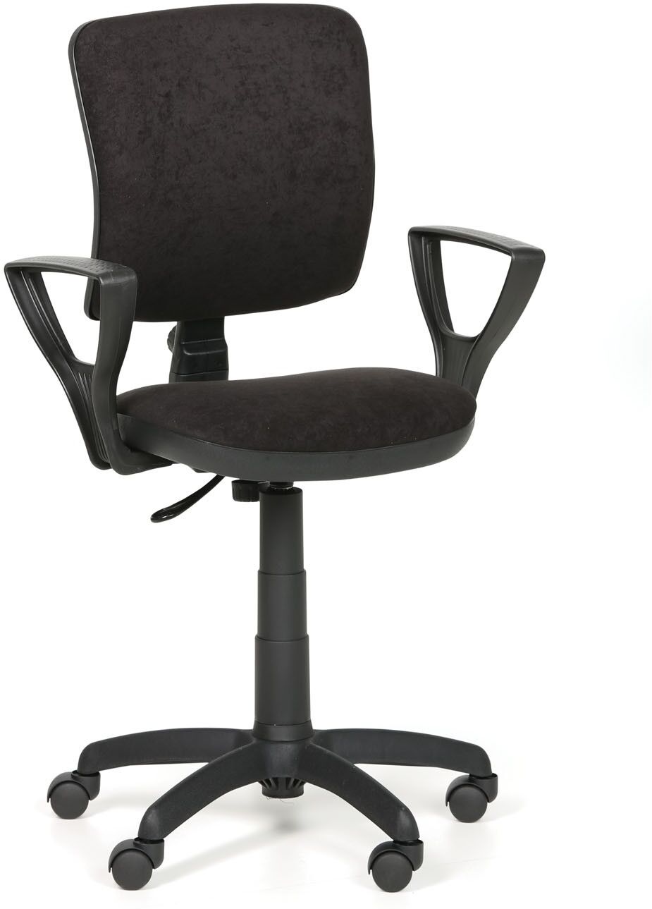B2B Partner Bürostuhl, Schreibtischstuhl MILANO II, schwarz