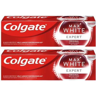 Colgate MAxWHITE ExP White x2 2x75 ml Zahnpasta