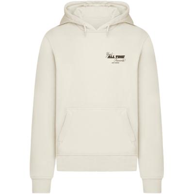 Kapuzenpullover MISTERTEE "MisterTee All Time Favorite Hoody", Herren, Gr. 3XL, beige (sandweiß), 65% Baumwolle, 35% Polyester, mehrfarbig, normal, ohne Ausschnitt, Pullover Kapuzenpullover