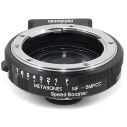 Metabones Nikon G an BMPCC Speed Booster 0.58x Adapter