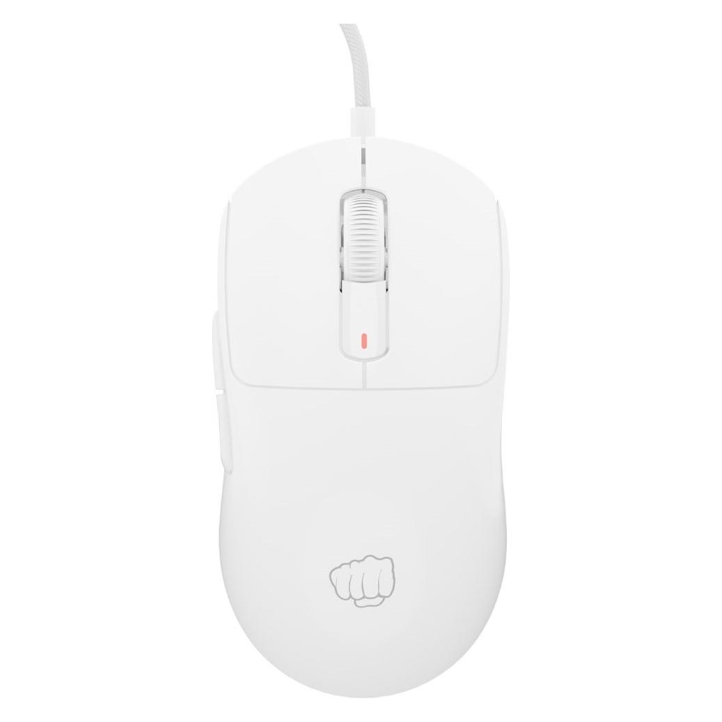 Fury Mysz Dla Graczy Tanto T4 12000dpi RGB Biała Gamingowa Programowalna (Kabelgebunden) (NFU-2200)