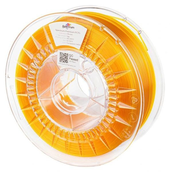 Spectrum 80737 transparante stemband geel
